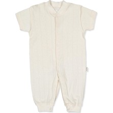 Bebetto Dış Dikiş Ajurlu Patiksiz Mini Tulum (Basıc/25) Ekru