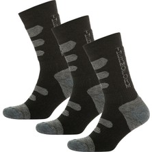 Thermoform Winter Dolgulu Kışlık Unisex Outdoor Çorap 3'lü Paket Siyah