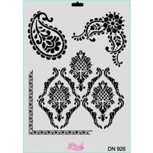 Başcılar Rich Dantel Seri DN926 Stencil 35X25 cm