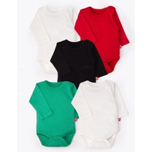 Bebetto Uzun Kollu Body 5li (Always 40/1 Interlok) Kırmızı