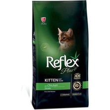 Reflex Plus Tavuklu Yavru Kedi Maması 8 kg Premium Kalite Yavru Kediler İçin Düşük Tahıllı