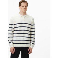 Nautica Erkek Krem Regular Fit Kazak