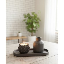 Semy Store Çam Kozalağı Mumluk ve Iskandinav Vazo, Dekorasyon, Biblo, Mum, Sunum Tabağı