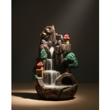 Semy Store Dağ Temalı, Köprülü Geri Akış Tütsüsü, Ev Dekorasyon, Meditasyon, Tasarım, Biblo, Doğa, Yaşam