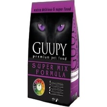 Guupy Premium Super Mix Formula Yetişkin Kedi Maması 1 kg