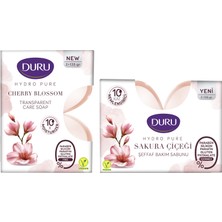 Duru Hydropure Sakura Şeffaf Bakım Sabunu 2X135 G 3 Adet