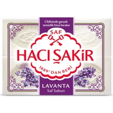 Hacı Şakir Lavanta Beyaz Kalıp Sabun 4 x 150 G 4 Adet