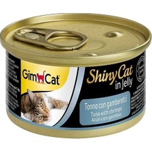 Gimcat Shinycat Tuna Balıklı Karidesli Konserve Kedi Maması 1 Adet 70 gr