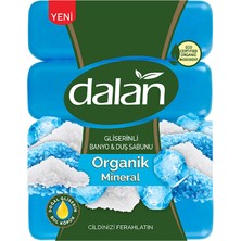 Dalan Organik Mineral Gliserin Banyo & Duş Sabunu 4 x 150 G 4 Adet