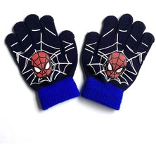 Örümcek Adam Kışlık Kar Eldiven Yumuşak Erkek Çocuk Hediyelik