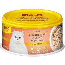 Me-O Meo Delite Tahılsız Soslu Tavuk Etli Yetişkin Konserve Kedi Maması 1 Adet 80 gr