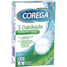 Corega 30'lu Diş Protezi Temizleyici Tablet Antibakteriyel Özellik ile Hızlı ve Etkili Temizlik