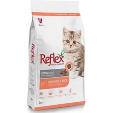 Reflex Tavuklu Yavru Kedi Maması 2 kg Premium Kalite Düşük Tahıllı Mama Segmenti