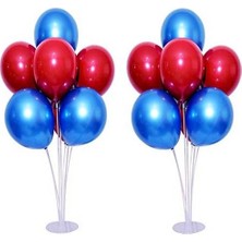 Zenviva 2 Adet Ayaklı Balon Standı 7li Set