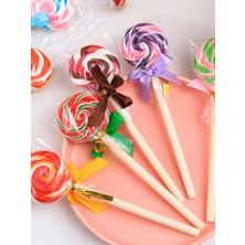 ÖZ OFİS Lolipop Modelli Jel Tükenmez Kalem-Hediye Şeker Kalem Tekli