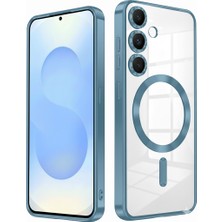 Kip GSM Samsung Galaxy A15 Uyumlu Kılıf Magsafe Şarj Destekli Kamera Lens Koruyuculu Renkli Yumuşak Kapak