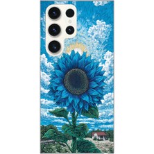 Manitoba Samsung Galaxy S22 Ultra Uyumlu Baskılı Yumuşak Silikon Şeffaf Telefon Kılıfı