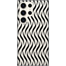 Manitoba Samsung Galaxy S22 Ultra Uyumlu Baskılı Yumuşak Silikon Şeffaf Telefon Kılıfı