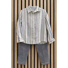 NerKids 3'lü Çizgili Gömlek Takım