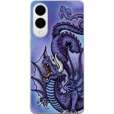 Manitoba Samsung Galaxy S25 Edge Uyumlu Baskılı Yumuşak Silikon Şeffaf Telefon Kılıfı