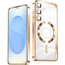 Kip GSM Samsung Galaxy A35 Uyumlu Kılıf Magsafe Şarj Destekli Kamera Lens Koruyuculu Renkli Yumuşak Kapak