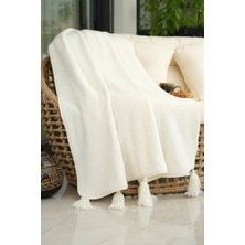 Cakkatex Püsküllü Ekstra Yumuşak Wellsoft Tv Battaniyesi|koltuk Battaniyesi