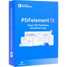 WonderShare PDFElement 12  (Windows) - 1 PC Süresiz Dijital Kod