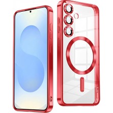 Kip GSM Samsung Galaxy A36 Uyumlu Kılıf Magsafe Şarj Destekli Kamera Lens Koruyuculu Renkli Yumuşak Kapak