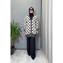 Ghisa Hırka Siyah-Ekru 26KOBHRK3347