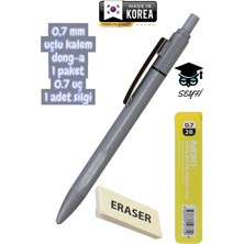 Dong-A 0,7 mm Uçlu Kalem 1 Paket 0.7 Uç 1 Adet Silgi