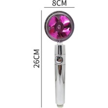 Open Home Concept Su Tasarruflu 360 Derece Dönebilen Turbo Pervaneli Tazyikli Duş Başlığı