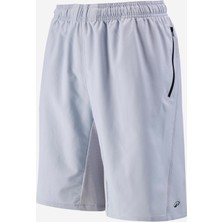 Decathlon Domyos Erkek Spor Şortu - Fermuarlı Cepli - Sisli Mavi