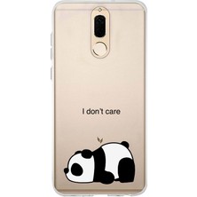Manitoba Huawei Mate 10 Lite Uyumlu Baskılı Yumuşak Silikon Şeffaf Telefon Kılıfı