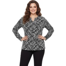 Wearon Kadın Yumoş Düğmeli Modelli Bluz BGL-ST05135