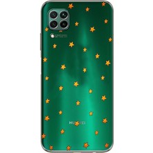 Manitoba Huawei P40 Lite Uyumlu Baskılı Yumuşak Silikon Şeffaf Telefon Kılıfı