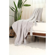 Cakkatex Püsküllü Ekstra Yumuşak Wellsoft Tv Battaniyesi|koltuk Battaniyesi