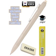 Dong-A 0,7 mm Uçlu Kalem 1 Paket 0.7 Uç 1 Adet Silgi