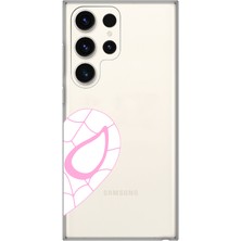 Manitoba Samsung Galaxy S23 Ultra Uyumlu Baskılı Yumuşak Silikon Şeffaf Telefon Kılıfı