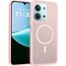 Kip GSM Xiaomi Redmi 15C Uyumlu Kılıf Kamera Korumalı Magsafe Kablosuz Şarj Özellikli Arka Yüzey Kapak