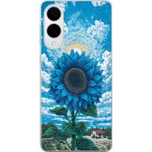 Manitoba Samsung Galaxy S25 Edge Uyumlu Baskılı Yumuşak Silikon Şeffaf Telefon Kılıfı