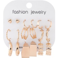 Cupelle Boutique Bijuteri Set Küpe Gold