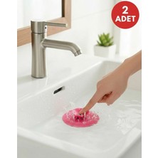 Rotanev 2 Adet Ufo Lavabo Küvet Tıkacı, Lavabo Banyo Gider Tıkacı, Koku Önleyici Duşa Kabin Tıkacı