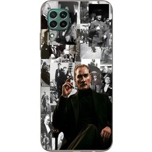 Manitoba Huawei P40 Lite Uyumlu Baskılı Yumuşak Silikon Şeffaf Telefon Kılıfı