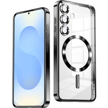 Kip GSM Samsung Galaxy A35 Uyumlu Kılıf Magsafe Şarj Destekli Kamera Lens Koruyuculu Renkli Yumuşak Kapak