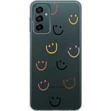 Manitoba Samsung Galaxy M13/M23 Uyumlu Baskılı Yumuşak Silikon Şeffaf Telefon Kılıfı