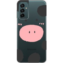 Manitoba Samsung Galaxy M13/M23 Uyumlu Baskılı Yumuşak Silikon Şeffaf Telefon Kılıfı