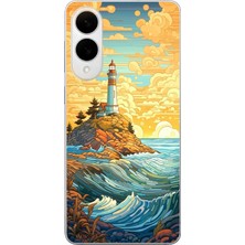 Manitoba Samsung Galaxy S25 Edge Uyumlu Baskılı Yumuşak Silikon Şeffaf Telefon Kılıfı