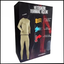Thermoform Uyguna-Yakala  unisex -   kum  Yetişkin Termal Içlik  -4008-K