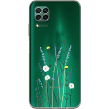 Manitoba Huawei P40 Lite Uyumlu Baskılı Yumuşak Silikon Şeffaf Telefon Kılıfı