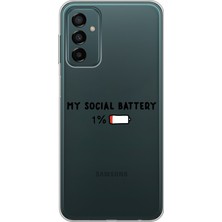 Manitoba Samsung Galaxy M13/M23 Uyumlu Baskılı Yumuşak Silikon Şeffaf Telefon Kılıfı